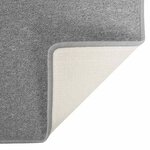 vidaXL Tapis Couloir Gris clair 100 x 200 cm 100  Polypropylène