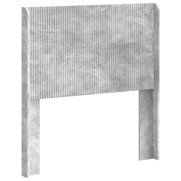 vidaXL Tête de lit Gris béton Bois d'ingénierie