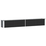 vidaXL Lit surélevé de jardin Acier galvanisé 320x40x45 cm Anthracite