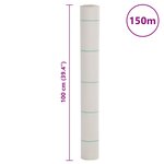 vidaXL Membrane anti-mauvaises herbes blanc 1x150 m PP