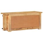 vidaXL Meuble TV 90x35x40 cm Bois massif de manguier