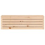 vidaXL Boîte de rangement 109x36 5x33 cm Bois massif de pin