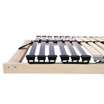 vidaXL Sommier à lattes Marron 70 x 190 cm Bois de hêtre massif