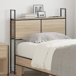vidaXL Tête de lit de rangement Chêne sonoma 75 cm Bois d'ingénierie