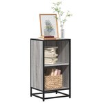 vidaXL Bibliothèque sonoma gris 40x35x76 cm bois d'ingénierie