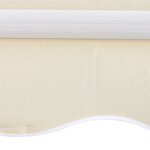 vidaXL Toile d'auvent Crème 350x250 cm