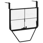 vidaXL Table de balcon Noir 60x40 cm Acier