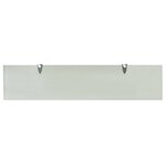 vidaXL Étagères murales 2 Pièces Verre 90 x 20 cm 8 mm