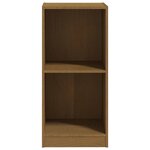 vidaXL Armoire d'appoint Marron miel 35 5x33 5x76cm Bois de pin massif
