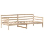 vidaXL Lit de jour avec tiroirs sans matelas 90x200 cm bois massif