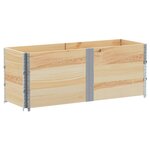 vidaXL Jardinière 150x50 cm bois de pin massif