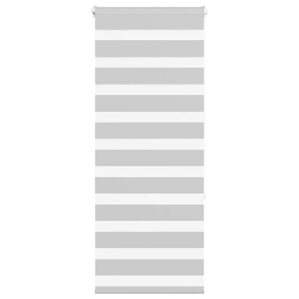 vidaXL Store zèbre gris clair largeur du tissu 50 9 cm polyester