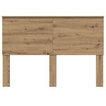 vidaXL Tête de lit Chêne artisanal 160 cm Bois d'ingénierie