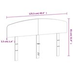 vidaXL Tête de lit cire marron 120 cm bois massif de pin