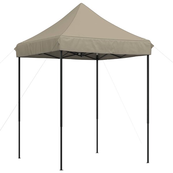 vidaXL Tente de fête 200 x 200 x 306 cm Taupe Tissu Oxford
