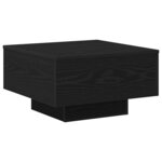 vidaXL Table basse Chêne noir 55 x 55 x 31 cm