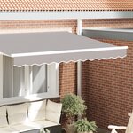 vidaXL valence d'auvent pour cadre de 3 m gris clair 2.8x0.2 m
