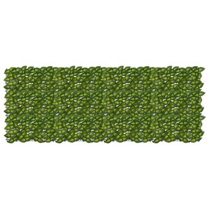vidaXL Écran de balcon avec feuilles Vert et jaune 200 x 75 cm