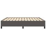 vidaXL Cadre de lit sans matelas gris 180x200 cm similicuir