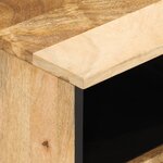 vidaXL Meuble TV 100x33x46 cm bois massif de manguier