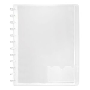 Protège-documents viquel géode essentiel recyclé polypropylène translucide a4 incolore - 30 pochettes