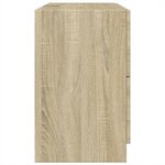 vidaXL Armoire d'évier chêne sonoma 78x37x59 cm bois d'ingénierie