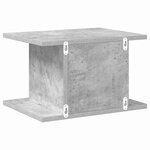vidaXL Table de chevet Gris béton 40 x 30 x 25 cm Bois d'ingénierie