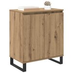 vidaXL Buffet Chêne artisanal 60 x 35 x 70 cm Bois d'ingénierie