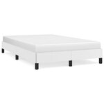 vidaXL Cadre de lit sans matelas blanc 120x200 cm similicuir