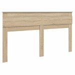 vidaXL Tête de lit Chêne Sonoma 200 cm Bois d'ingénierie