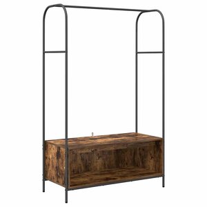 vidaXL Porte-vêtements Chêne brun 100 x 44 x 160 cm Bois d'ingénierie