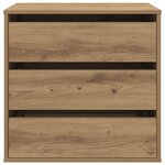 vidaXL Commode d'angle chêne artisanal 60x41x58 cm bois d'ingénierie