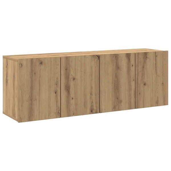 vidaXL Meubles TV muraux 2 Pièces chêne artisanal 60x30x41 cm