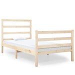 vidaXL Cadre de lit sans matelas bois massif