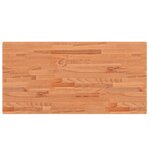 vidaXL Dessus de table 100x50x4 cm rectangulaire bois massif de hêtre