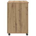 vidaXL Bureau en Chêne Artisanal Chêne artisanal Bois d'ingénierie Moyen