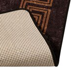 vidaXL Coureur de Tapis MARSA Noir 80 x 350 cm Polyester et PVC