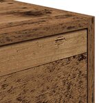 vidaXL Meuble TV vieux bois 80x31x25 5 cm bois d'ingénierie