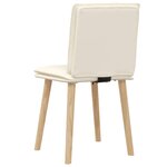 vidaXL Chaises à manger lot de 2 Lin