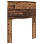 vidaXL Cadre de lit Bois ancien 75 x 190 cm Pin massif