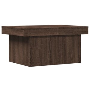 vidaXL Table basse chêne marron 100x55x40 cm bois d'ingénierie