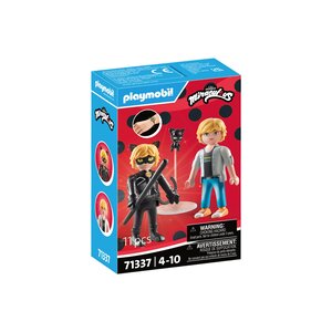 PLAYMOBIL 71337 - Miraculous : Adrien & Chat Noir