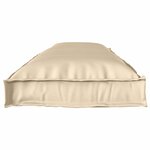 vidaXL Set de coussins de palette 2 Pièces Beige 150 x 40 x 8 cm
