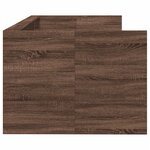 vidaXL Lit de jour et tiroirs chêne marron 75x190 cm bois d'ingénierie
