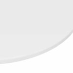 vidaXL Plateau de table Blanc brillant 70 x 70 x 1.5 cm