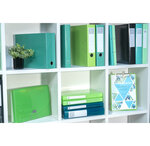 Boîte de classement iderama dos de 40mm - a4 - vert foncé - x 8 - exacompta