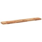 vidaXL Étagères flottantes 2 Pièces 140x20x4 cm acacia massif à l'huile