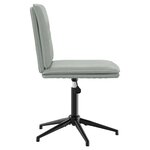 vidaXL Chaise à manger Gris clair Velours