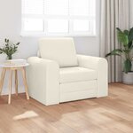vidaXL Canapé-Lit Crème 98 x 71 x 83 cm Velours