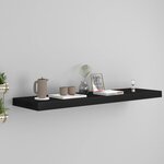 vidaXL Étagère murale flottante noir 90x23 5x3 8 cm MDF